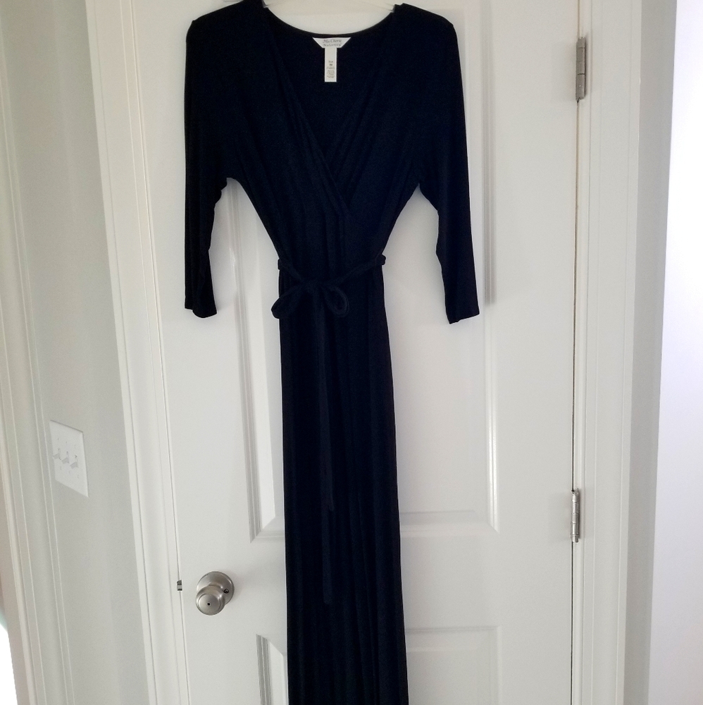 Maxi Black MATERNITY Dress